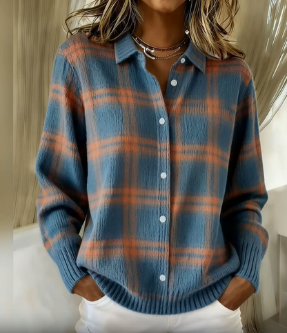 Pull Imprimé à Boutons – Style Décontracté